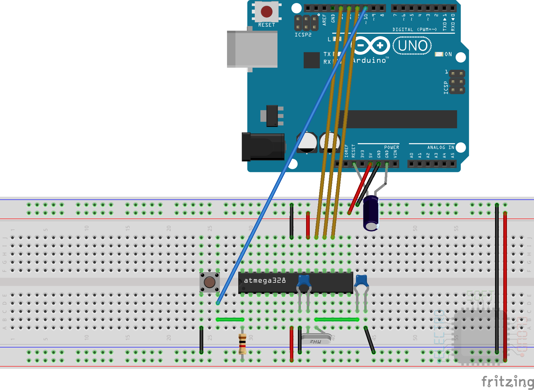 Arduino: Basic circuit, bootloader and programming - ElectroSoftCloud