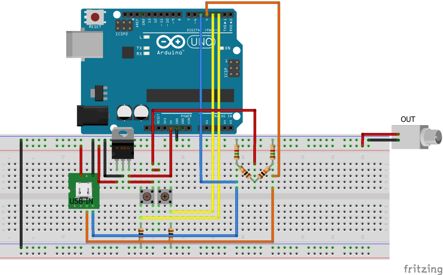 Variable power supply with Arduino and QC3 - ElectroSoftCloud